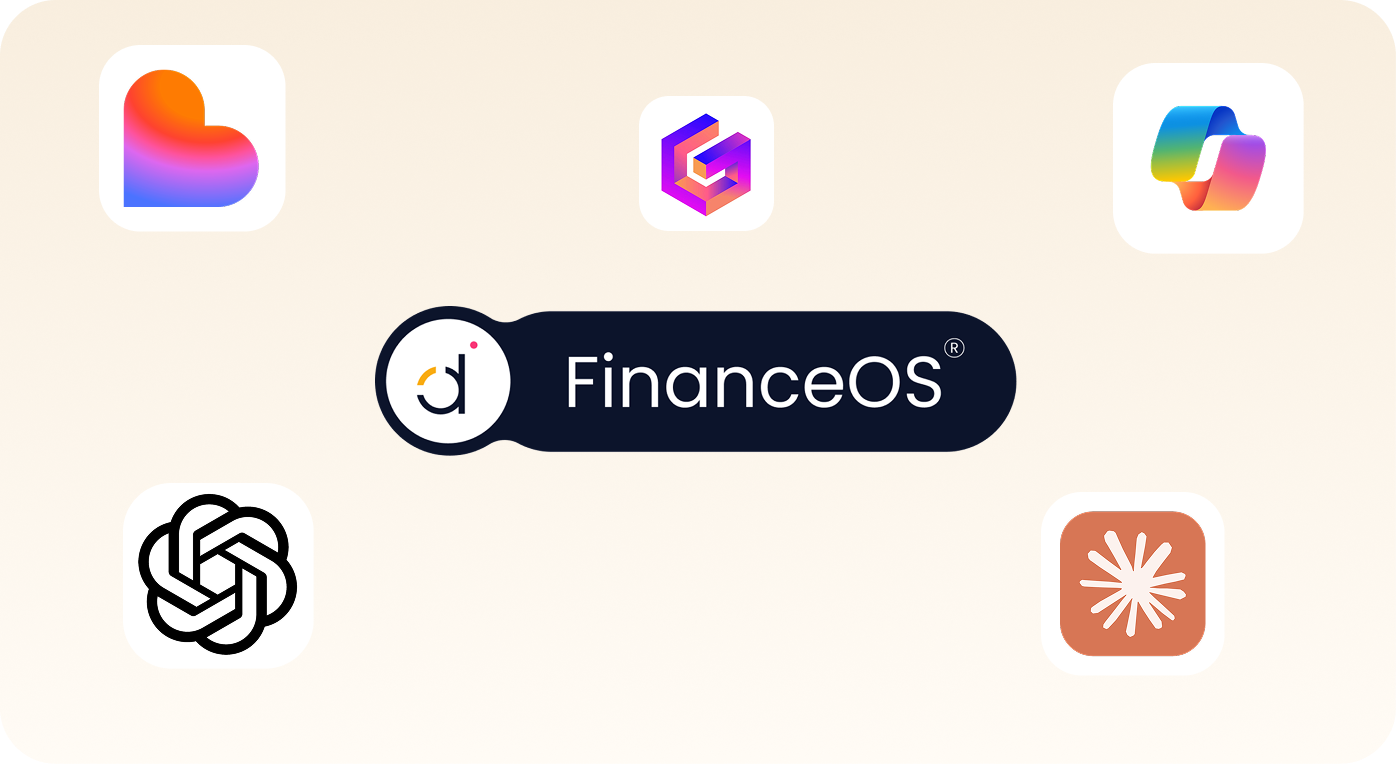 FinanceOS platform with integrations